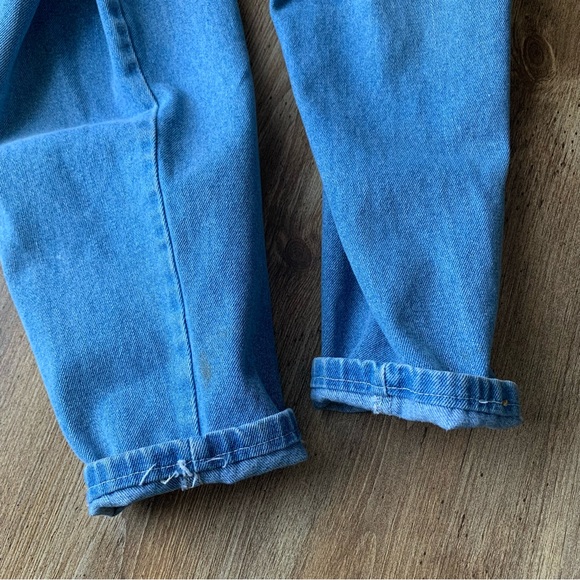 Vintage 90s Women's Blue Denim Overalls - Picture 9 of 10